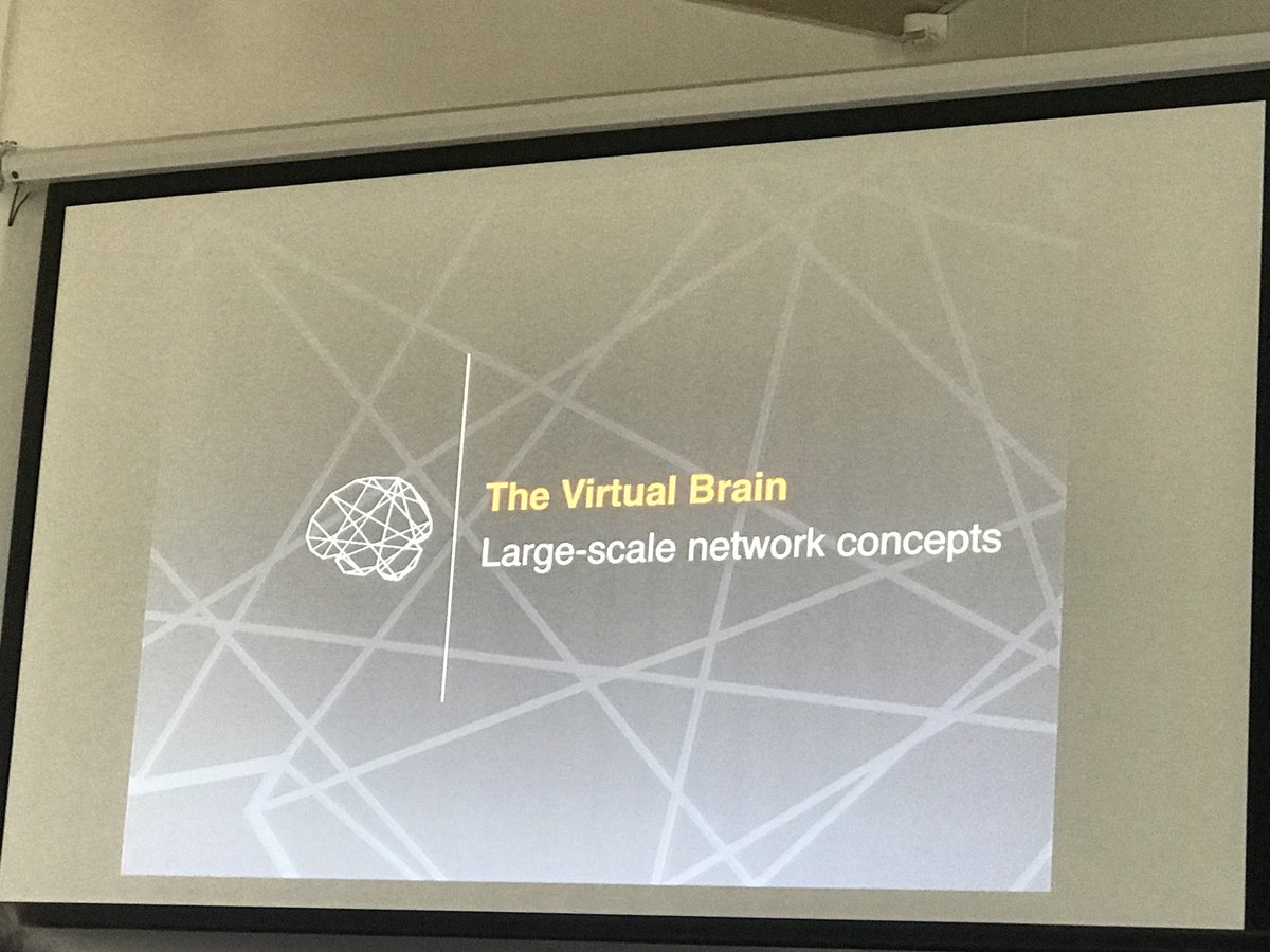 SPECS_lab's tweet photo. #BCBT2018 Viktor Jirsa on translational neuroscience : from neurons to virtual brains. @CSN_eu @IBECBarcelona @HBP_Education https://t.co/98lTc9DM4d