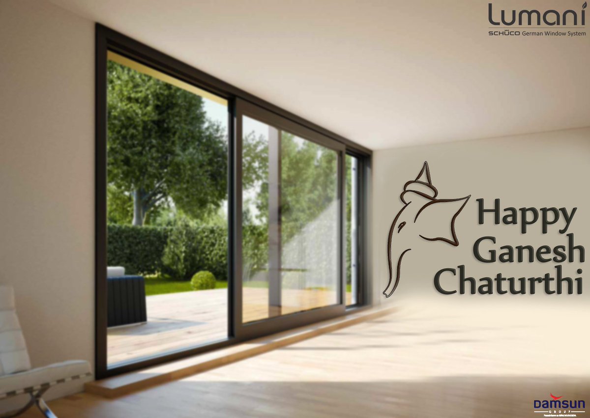 lumani_systems's tweet photo. May Lord Ganesha destroys your sorrows enhances your happiness and create goodness all around you. #Lumani wishes you a #HappyGaneshChaturthi #LumaniSchucoWindows #GermanAluminiumWindows #10YearAssuredServiceGuranteed #TestedAndCertifiedSystems #SlimLineSystems #slidingdoors https://t.co/sWfxLlp0dc