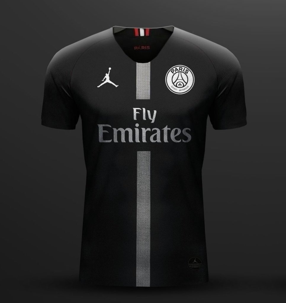 EPLBible's tweet photo. PSG's new Champions League kit. 

PSG x Jordan.

This is beautiful. 😍🔥 https://t.co/H2T0ehtCLE
