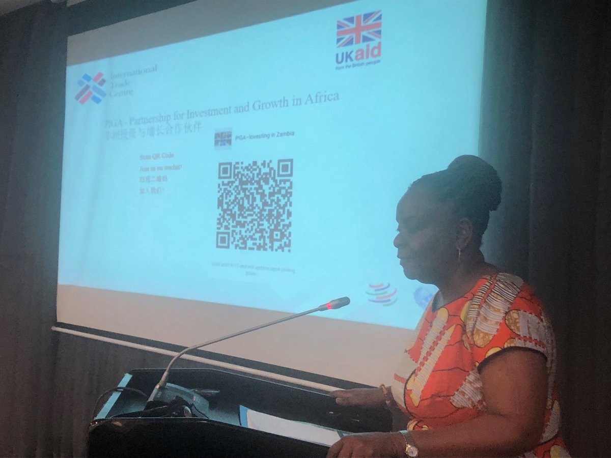 #Zambia is the place to be and the getaway to do business in Africa tells Chinese companies at PIGA meeting  

⁦<a href="/tembo_dorothy/">Dorothy Tembo</a>⁩⁦<a href="/ITCnews/">International Trade Centre (ITC)</a>⁩ Deputy Executive Director