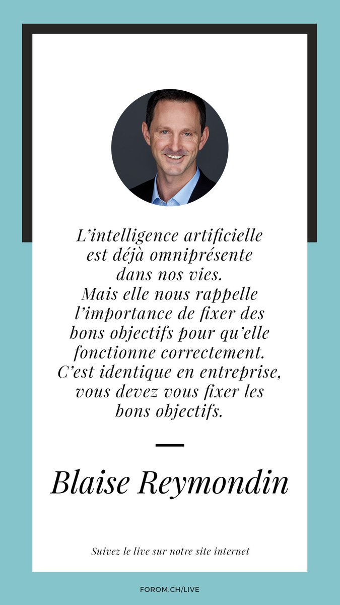FOROM_CH's tweet photo. Au tour de @reymondin de s'exprimer sur la relation avec le client, en abordant l'intelligence artificielle et le client connecté #FOROM2018 https://t.co/3Bo2QyWAub