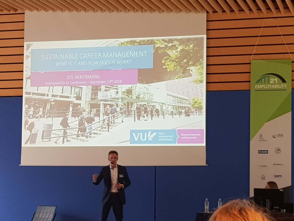 HerminaVC's tweet photo. What is a sustainable career? We learn all of it by @josakkermans! First of all... we have to manage it ourselves. https://t.co/A36XmqjTqZ