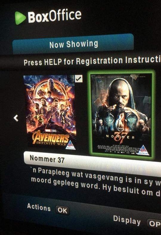 The critically acclaimed #Nommer37 is now available on <a href="/DStv/">DStv</a> #BoxOffice!

#DalaWhatYouMust #DalaWatJyMoet