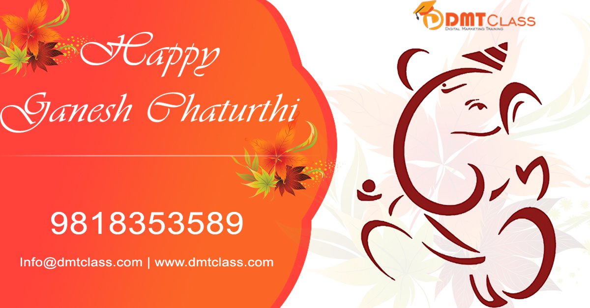 dmtclass's tweet image. Happy Ganesh Chaturthi from Dmt Class
Call @ 9818353589 
Visit: dmtclass.com