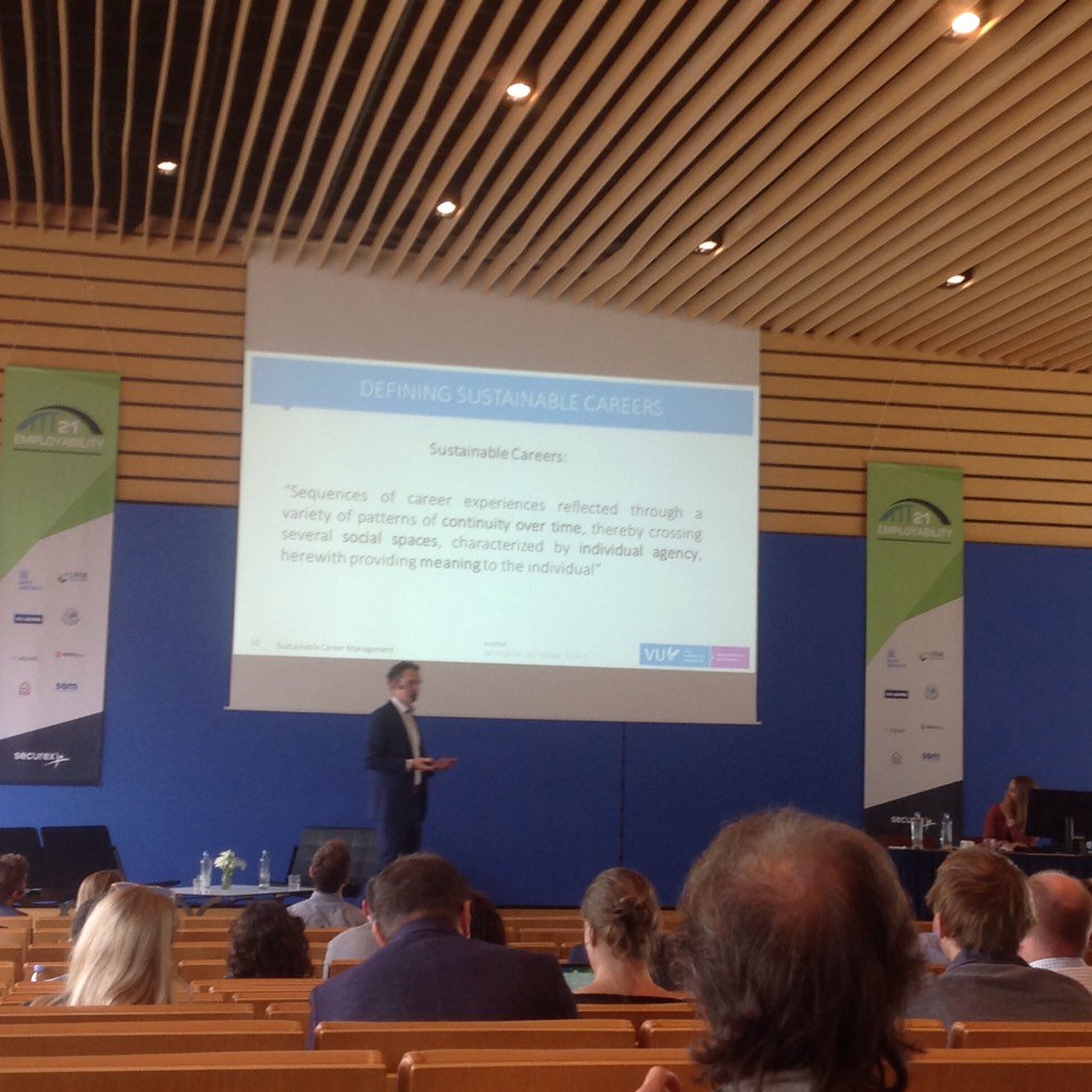 fvandersijpe's tweet photo. #employability21 prof. Jos Ackermans takes the Floor. What is a sustainable career ? https://t.co/1Sd4sn0sf3