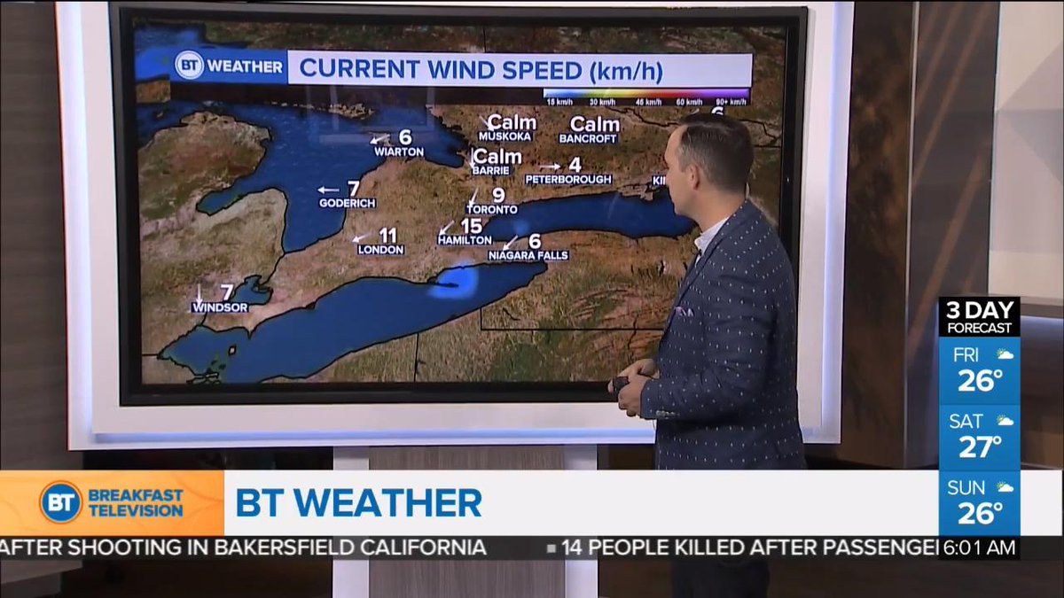 A clear & warm day across the GTA. @FrankFerragine has your forecast ow.ly/798K30lNPie https://t.co/MmUWE2fNqb