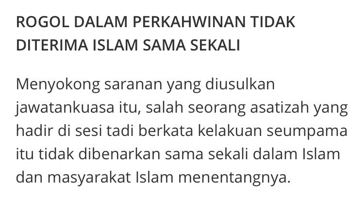 Beyond The Hijab Sg On Twitter Translated Extracts Marital Rape Is Not Accepted In Islam 1 Supporting The Recommendations By The Penal Code Review Committee One Of The Asatizah In The Session