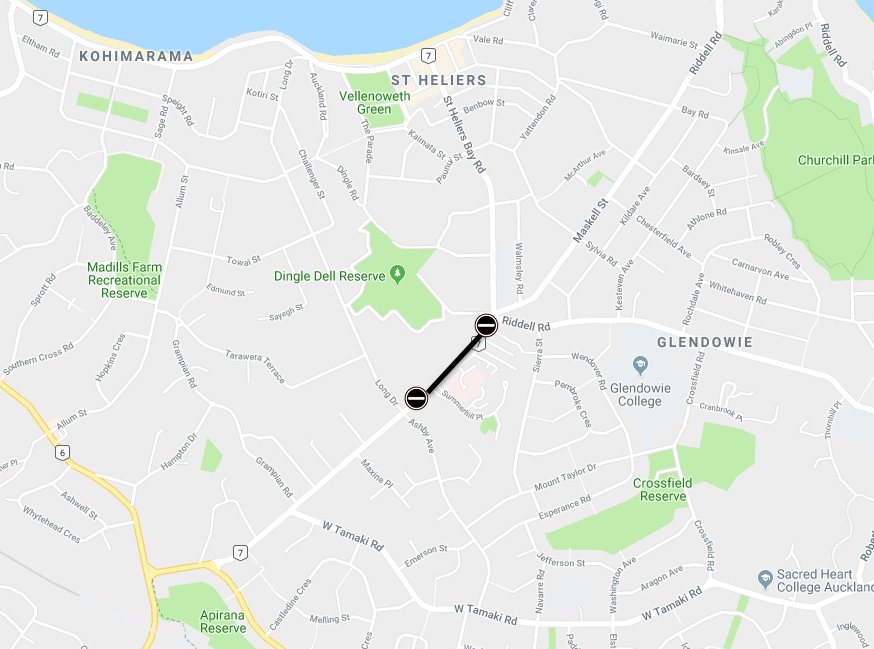 St Heliers Auckland Map Auckland Transport On Twitter: "St Heliers Bay Rd - Road Closed - 6:25Pm  Due To An Earlier He Tutukitanga (Crash), St Heliers Bay Rd Is Closed  Between Ashby Ave/Long Dr And Riddell