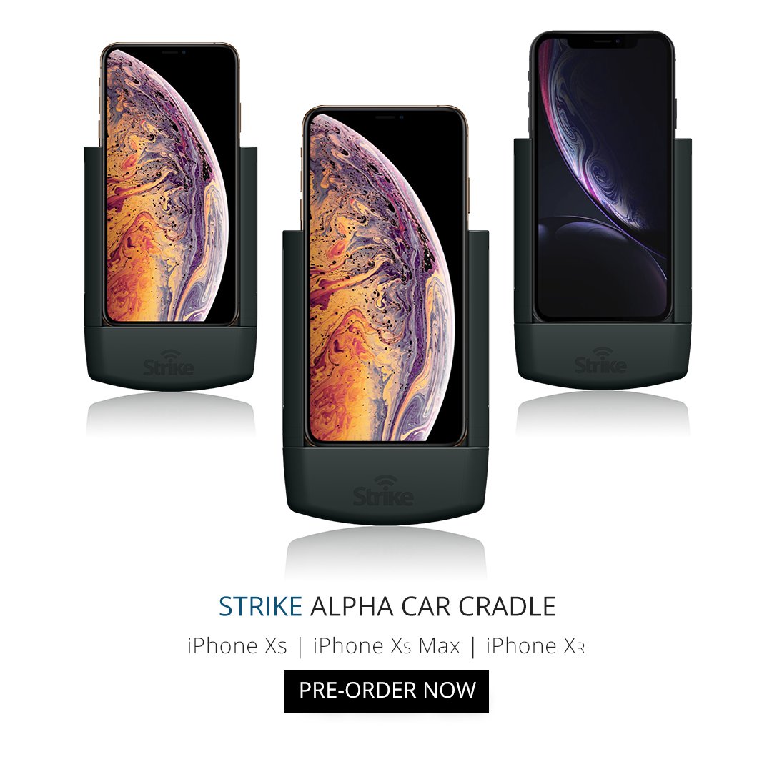 The newest iPhones are here! Give them a proper welcome in your car with these Strike Alpha Cradles for iPhone XR, XS, and XS Max.

#apple #appleiphone #iphonexr #iphone #iphonexs #iphonexsmax #iphones #cradle #carcharger #carcradle #carmount #car #strikealpha