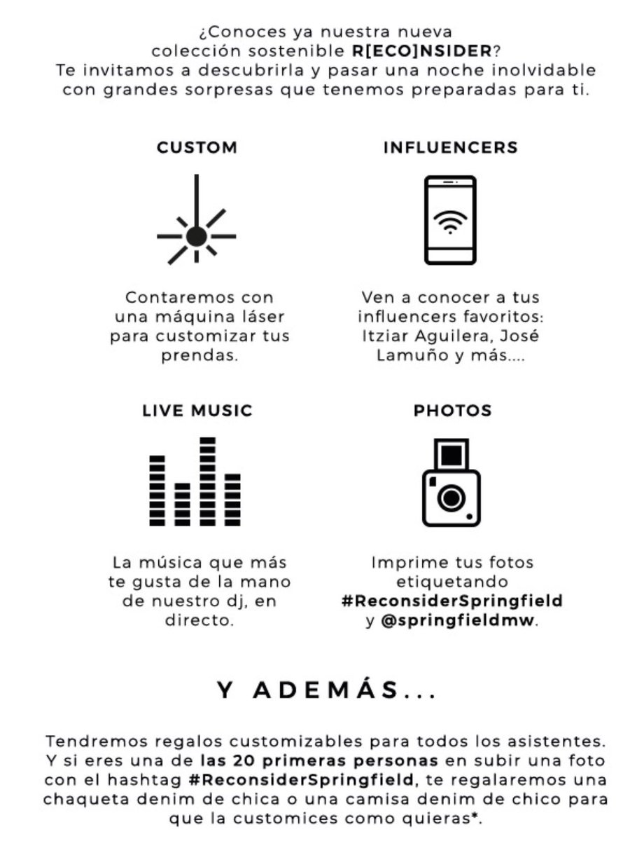 superbruu's tweet image. Una firma más de ropa que se apunta a la moda sostenible. La cadena @springfieldmw presenta la #ModaECO con su línea R[eco]nsider y te invita hoy a descubrirlo #greenwashing #ReconsiderSpringfield