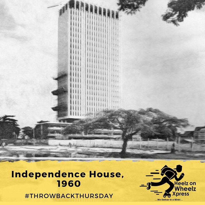 Throwback to the independence house built in 1960.

 It was designed to be the tallest building in Nigeria at the time of independence.

#Throwback #IndependenceHouse #Nigeria #delivery #deliveryinLagos #Lagosdeliveries #courierserviceinlagos #Lagosians #LagosState  #Howlxpress