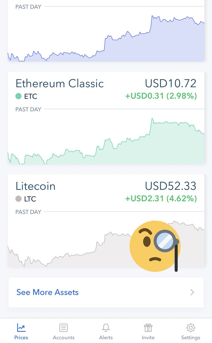 CryptoDundee's tweet photo. Anyone else seeing this small @coinbase iOS tweak? $BTC $ETH $XRP https://t.co/UmbwcDfWpM