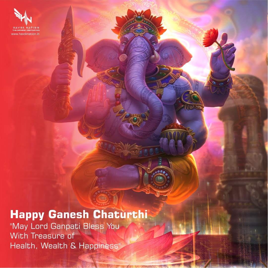 HavokNation's tweet photo. Wish you and your entire family a very happy, prosperous and blissful Ganesh Chaturthi. May Lord Ganesh bless you and fulfils all your good wishes 😊🙏🐁
Ganpati Bappa Morya!!
#HavokNation #HappyGaneshChaturthi #GanpatiBappaMorya #TheGamersDestination https://t.co/IcfIXMD0t9