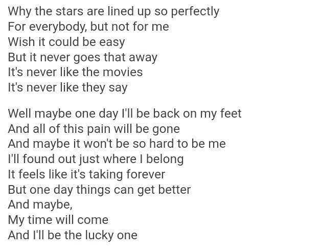Teks Lagu One Day At A Time - Berbagai Teks Penting