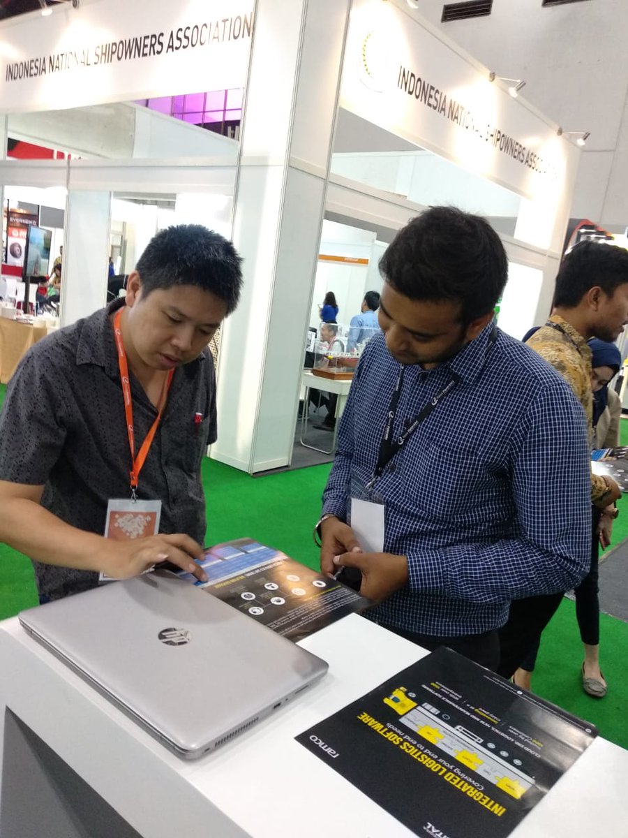edumaritime's tweet photo. Top story: @InfoMIDigital: 'This is our second day at @Itscl2018 "Indonesia Transport, Supply Chain &amp; Logistics 2018 Exhibition 🐯 (on Booth F09 @ Jakarta International Expo) @RamcoSystems @RamcoLogistics #ITSCL #RamcoL… https://t.co/giBGXovcUY, see more https://t.co/kKzyBiWgTG