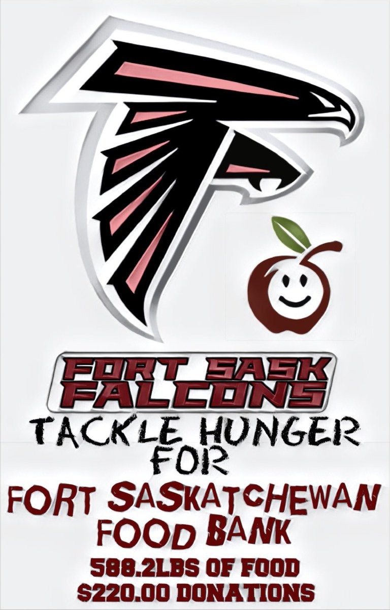 Ronin_Falcon's tweet photo. @FSMinorFootball @fsfoodbank
#tacklehunger 
#FalconsSOAR #ProtectTheNest 
#BeatYesterday 
#TaurusField 
#fortsask #fortside https://t.co/7bISRU6oe7