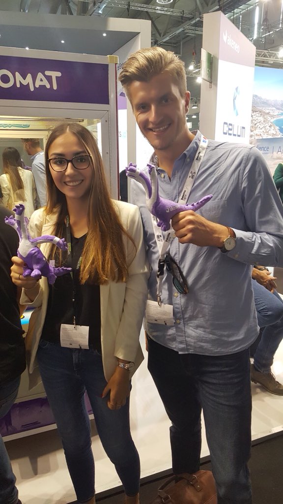 akeneopim's tweet photo. We are ready to start our last day @dmexco @Koelnmesse 🇩🇪Join us in Hall 7, Booth C061 and give #ziggythehydra a lovely new home! 💜 #akeneo #Dmexco18 #celum #inbetween #productsup #sunzinet #flagbit #vignold #pimforall #reply https://t.co/UYvD2bZrTt