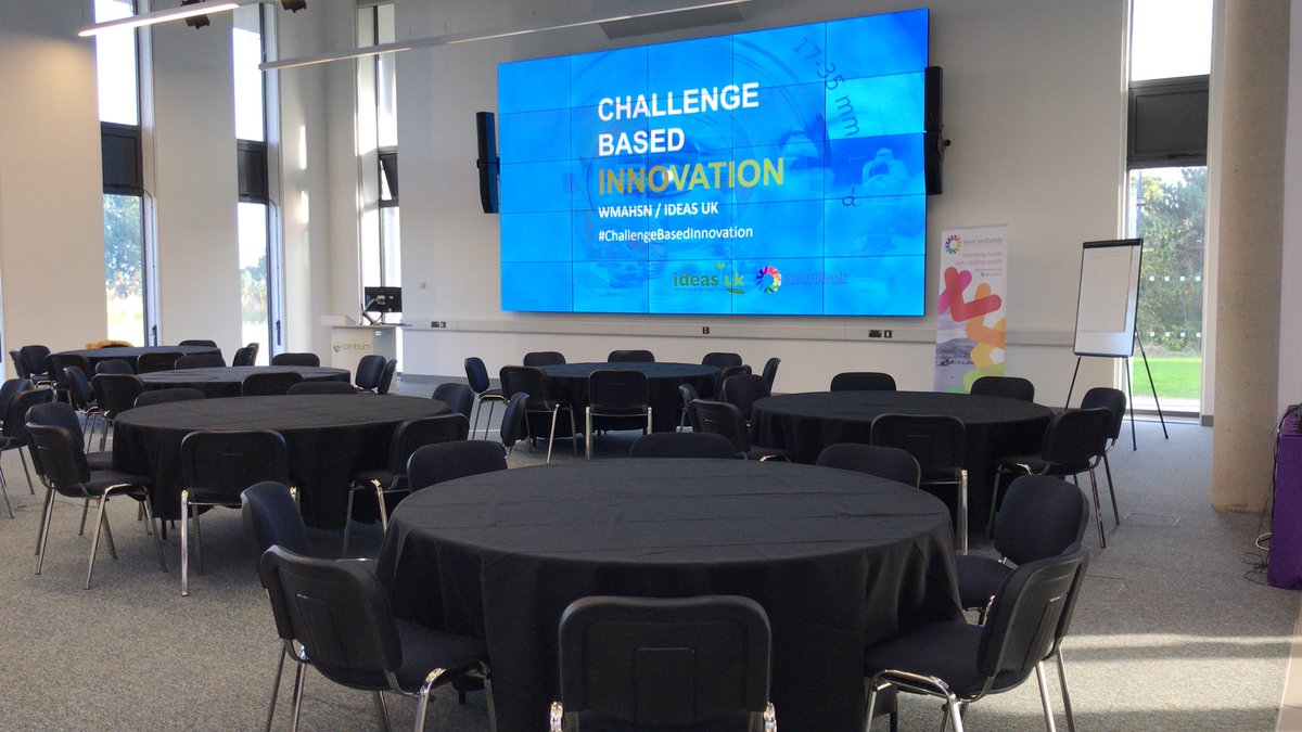 tammyWMAHSN's tweet photo. All ready for our joint event with @ideasUKofficial and looking forward to sharing some thoughts on #ChallengeBasedInnovation @wmahsn @Meridian_HIE https://t.co/m9rU8Vzmhe