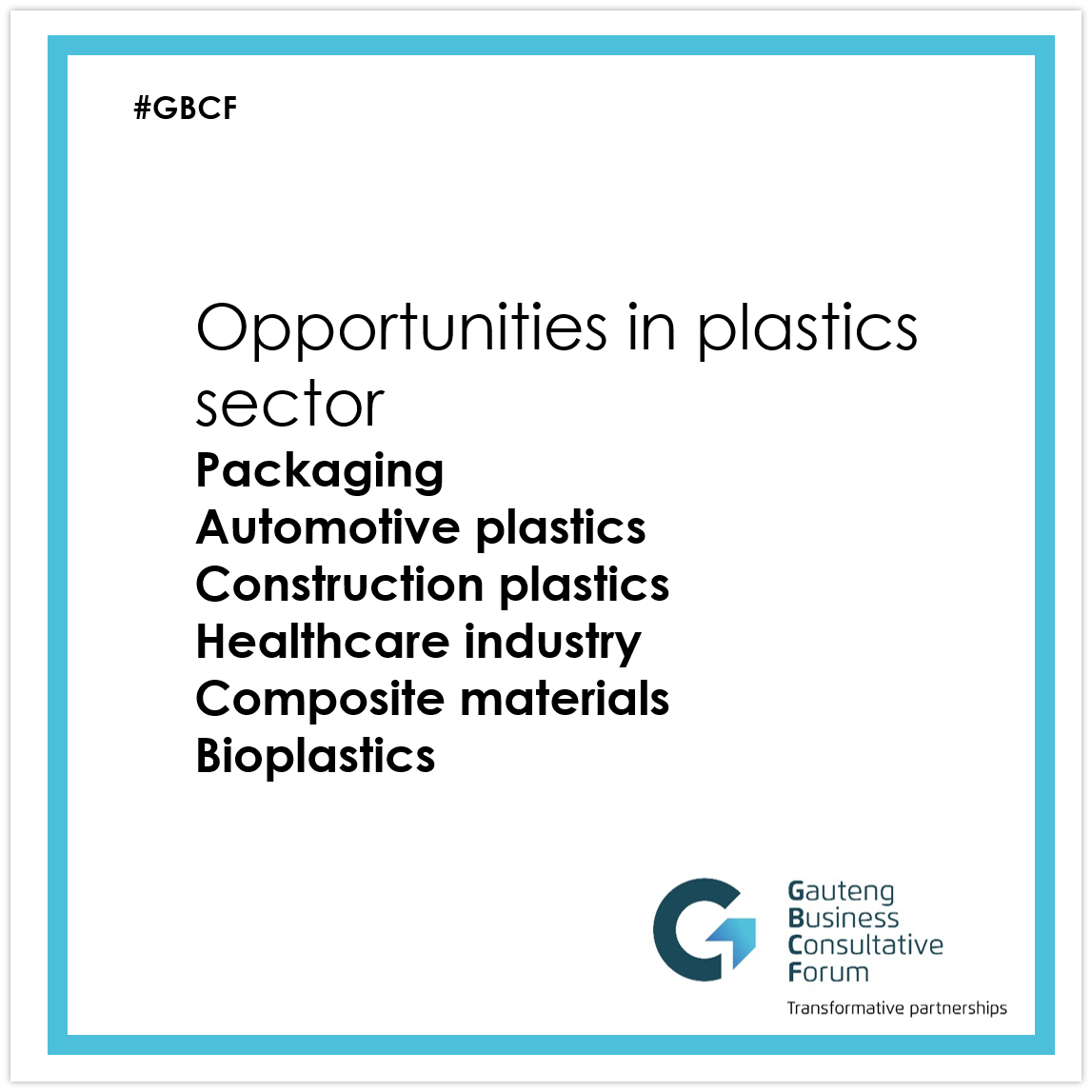 TheGGDA's tweet image. The @IDCSouthAfrica has identified key opportunities with the plastics sectors, with particular focus on markets within the SADC region &amp;amp; our neighbouring countries.