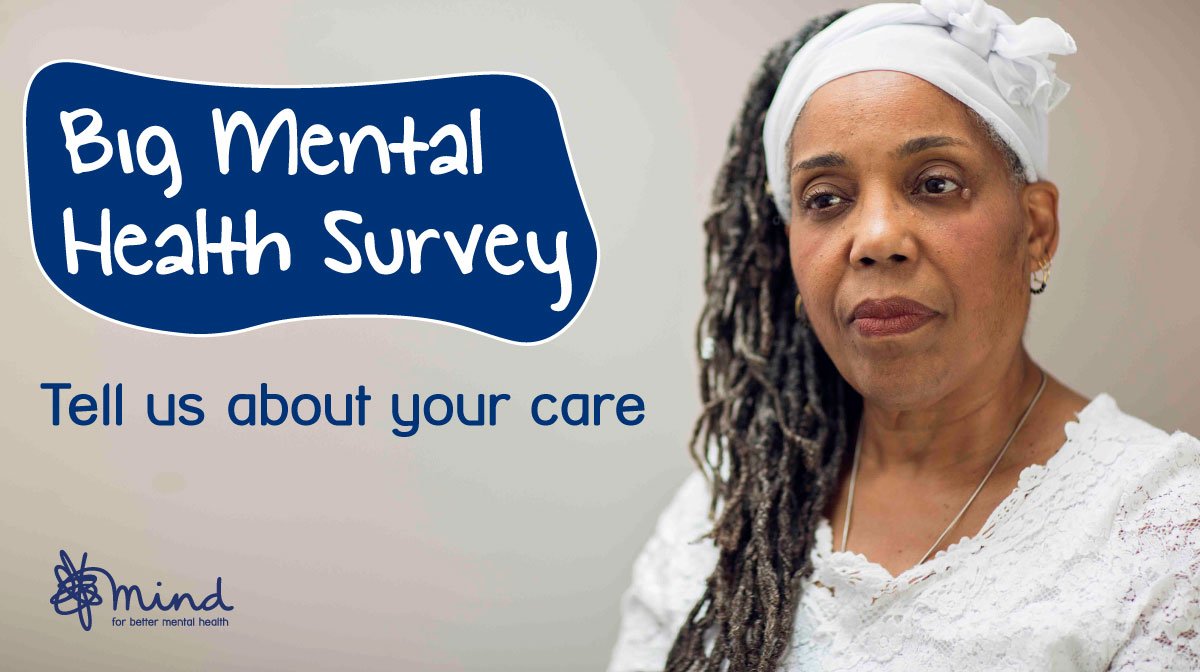 MindCharity's tweet photo. Our second annual Big Mental Health Survey is open, and we want to hear from you.

If you've received mental health support from your GP or through a voluntary organisation, fill in our survey and have your say > https://t.co/ECV3S42Dhz https://t.co/C05irtYd4B
