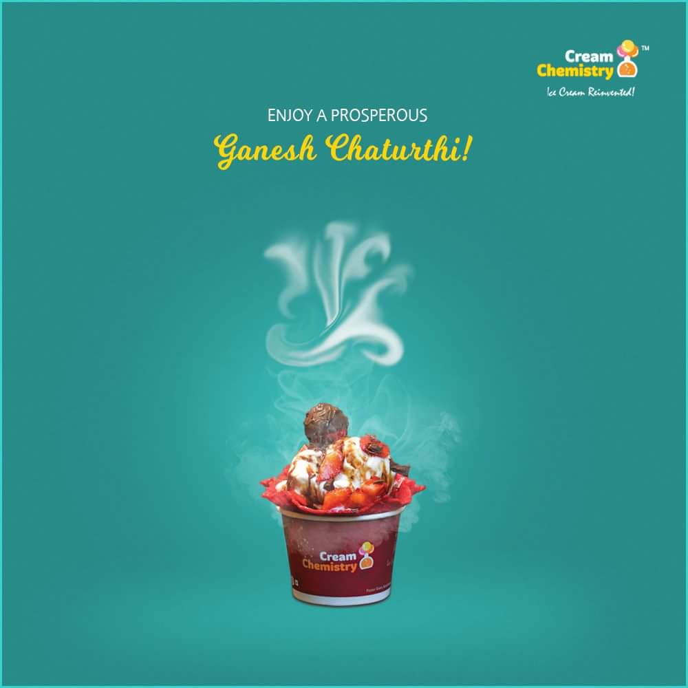 Cream_Chemistry's tweet photo. Cream Chemistry wishes you all a happy Ganesh Chaturthi. Have a great year with more knowledge, happiness and wisdom! 

#GaneshChaturthi #LordGanesha #CreamChemistry #Telangana #AndhraPradesh https://t.co/E9ekrEfjNk