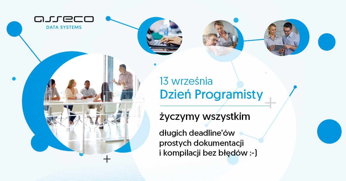 assecods's tweet image. Dziś #DzieńProgramisty. Wszystkiego najlepszego!