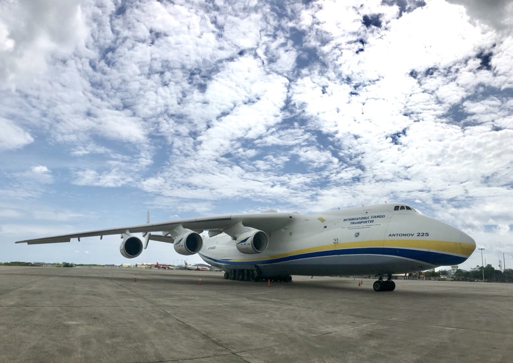 BigbearPandaa's tweet photo. #AN225 #Antonov225 #UTP #VTBU @aviknowledge เอารูปเจ้ายักษ์มาฝากค่ะ https://t.co/HEY4Tzt7w0