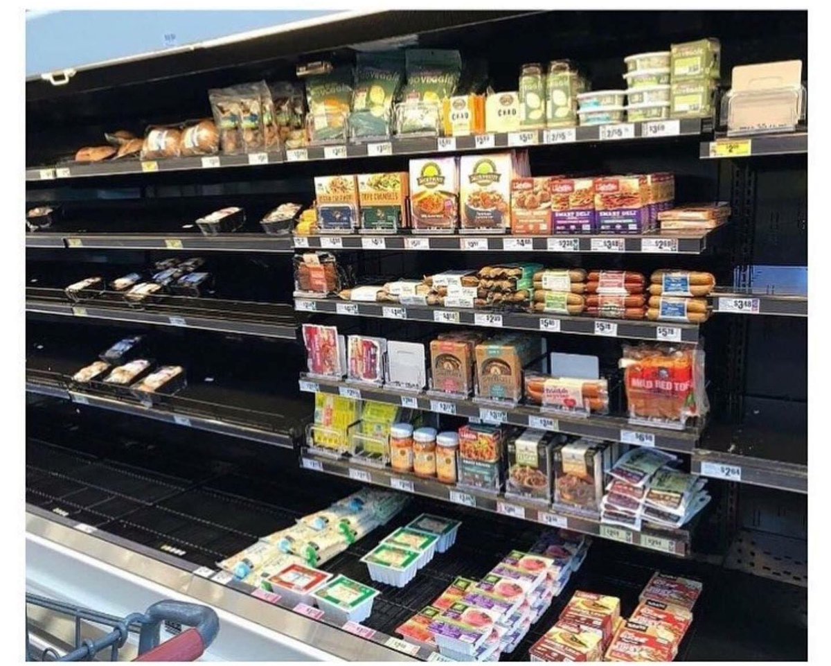 Confirmed: During a hurricane, people would rather starve than eat vegan shit.