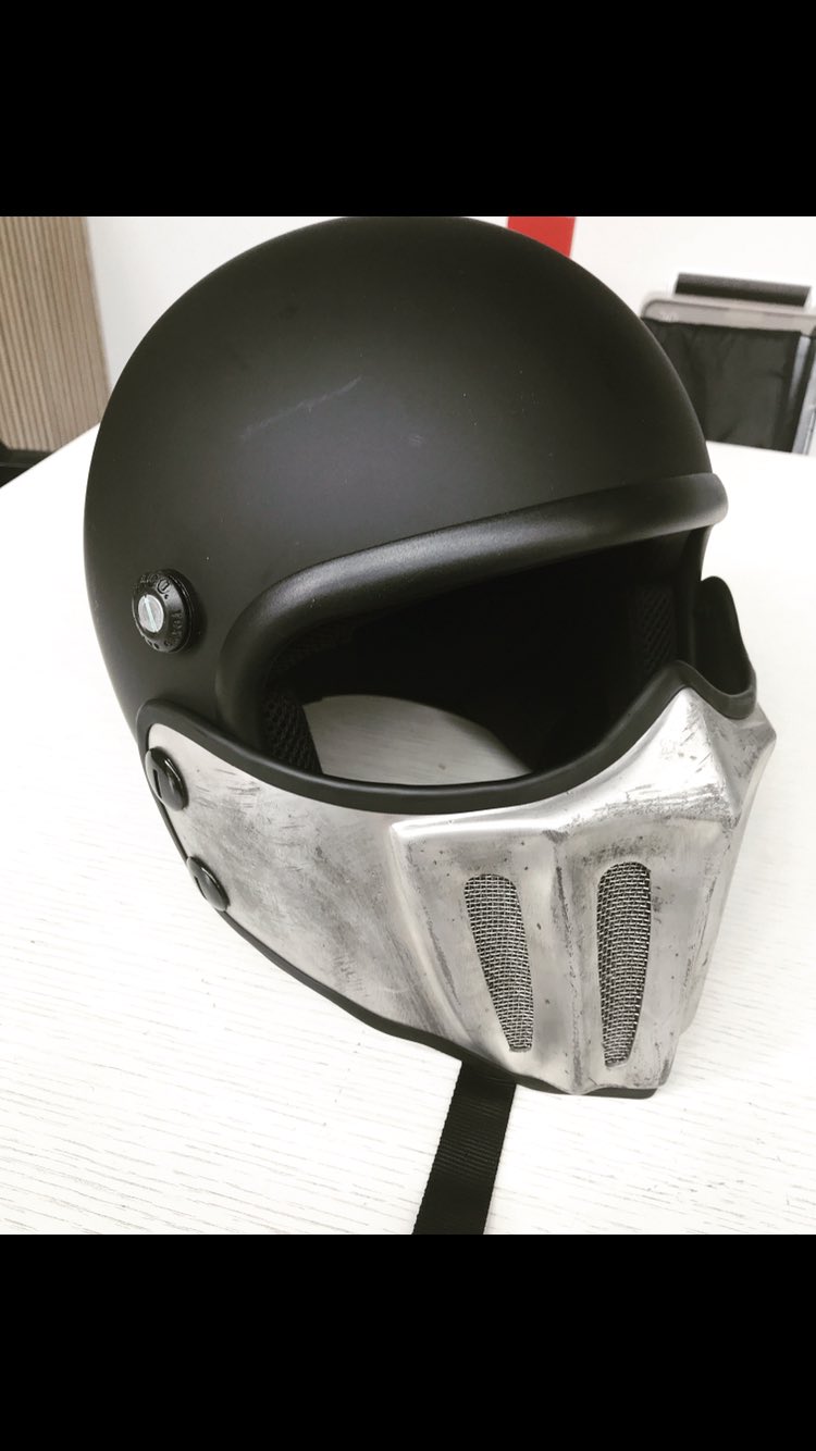 マッドマッスクJ02 ローマン マスク付 ジェットヘルメット