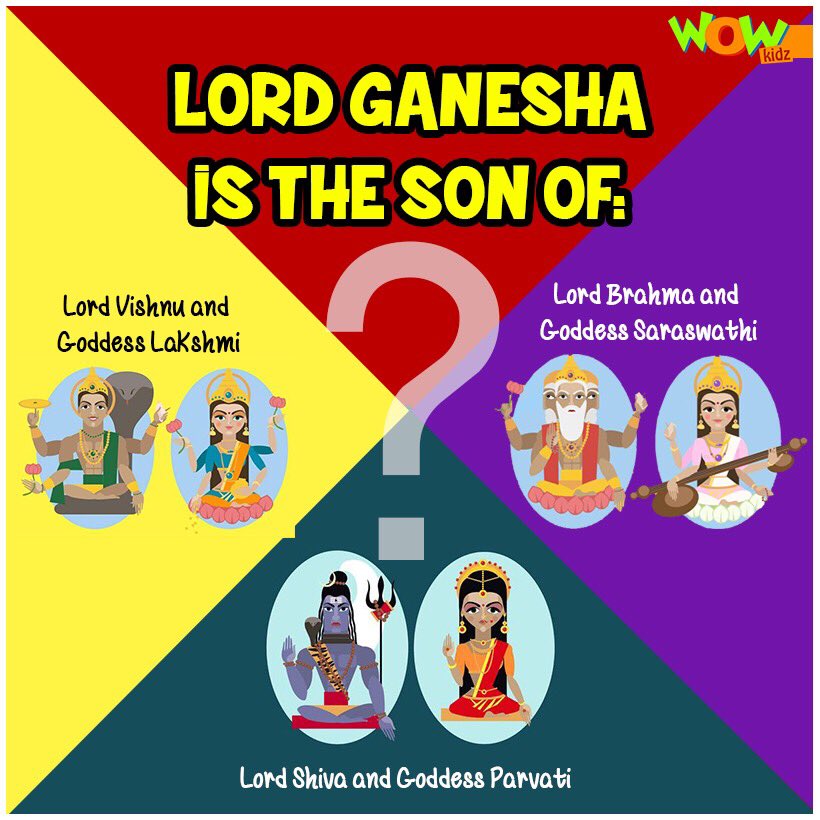 WowKidzTv's tweet photo. Write your answers in the comments below! ✏️
#Wowkidz #LearningBhiMastiBhi #quiz #kidsgames #ganeshchaturthi #ganeshotsav #ganpati #ganesha #ganpatibappamorya #ganeshchaturthi2018 #ganeshchaturthicelebrations #gamesforkids #instamom #instakids #celebration #learnthroughplay https://t.co/rfWVtnpZME