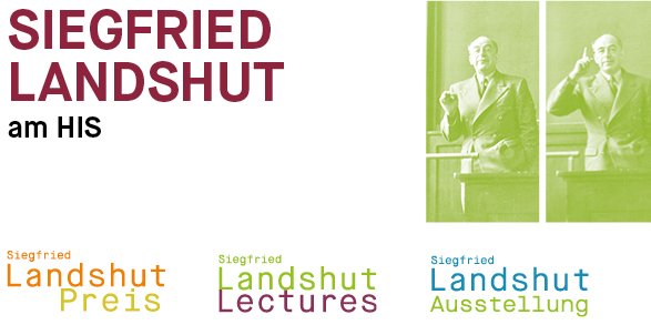 Im Herbst dieses Jahres finden erstmals die Siegfried Landshut Lectures <a href="/his_hamburg/">HIS</a> statt.
Sie erinnern an den vor 50 Jahren verstorbenen deutsch-jüdischen Politikwissenschaftler und politischen Soziologen Landshut bit.ly/2Qu7g6X