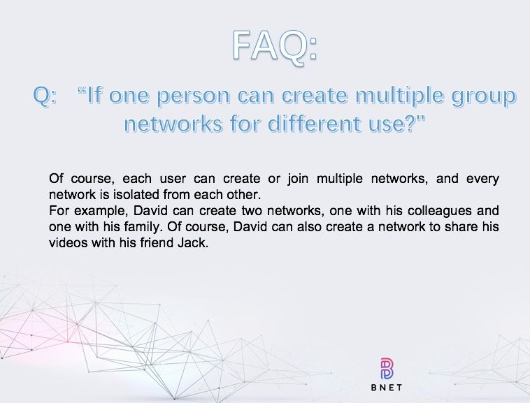 BnetOfficial's tweet photo. #FAQ 
If one person can create multiple group network for different use?❓ ❓ https://t.co/ZZN46Iq8JX