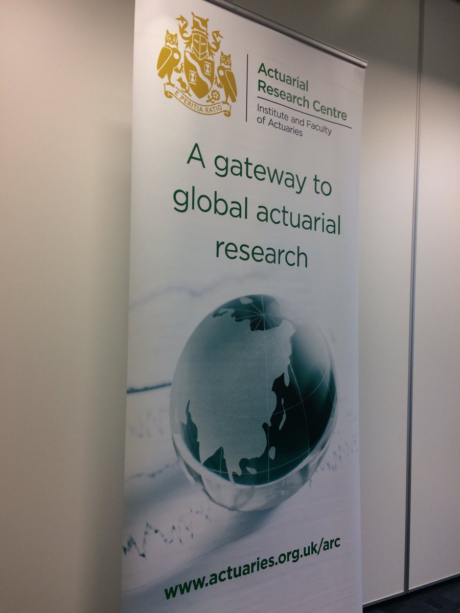 ActuaryLass's tweet photo. Really looking forward to @actuarynews Actuarial Research Centre session on @HeriotWattUni @cassbusiness project on future pension plans.  #IFoAARC #LongevityRisk #RiskSharing #PensionDesign https://t.co/sJzogIBuat
