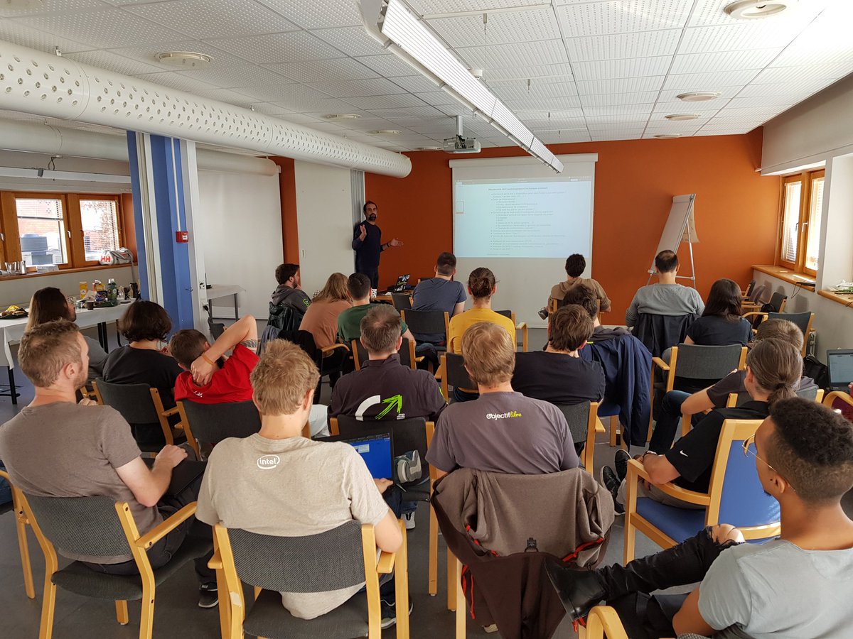 objectiflibre's tweet photo. Fin de 3 jours de #teambuilding des équipes Objectif Libre dans nos nouveaux bureaux de #stockholm. On parle #cloud, #devops et aussi société,  tout ça à 27!

@OLNordics https://t.co/WSCQZhrEN2