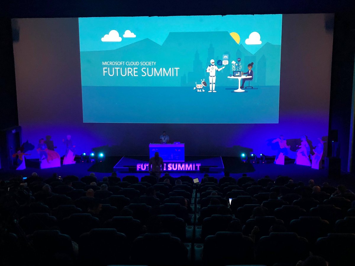 MicrosoftSA's tweet photo. The Microsoft team is getting ready to take our Cloud Society members through some customer stories and explain how they used the Azure system to create solutions to their problems. #FutureSummitZA https://t.co/5Qvmu6geoM