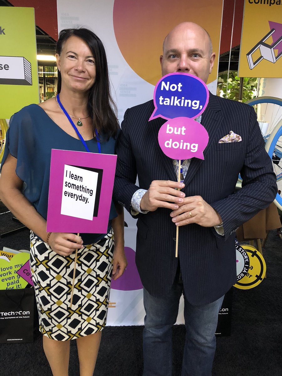 JiriDevat's tweet photo. Doing the company culture. #ideasense #techocon https://t.co/0YwU15mAL0