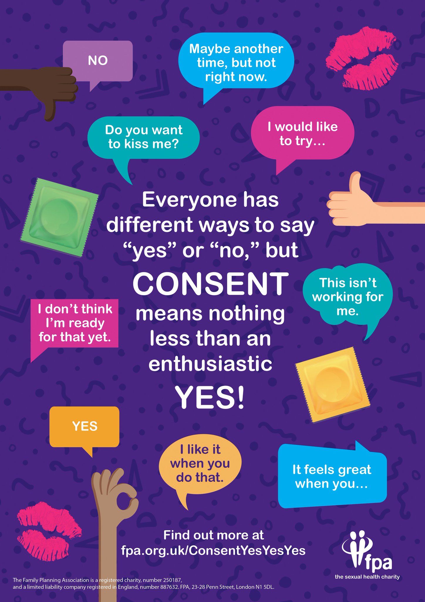 Fpa The Sexual Health Company On Twitter Have You Seen Our New Consent Posters For Shw18 We