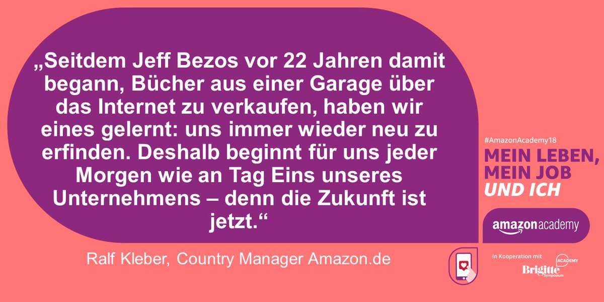 AmazonNewsDE's tweet photo. Nur noch zwei Wochen: Am 27. September heißt Ralf Kleber, Country Manager https://t.co/6YtHu6qRg3, zusammen mit @brihuber die Gäste der #AmazonAcademy18 in Kooperation mit dem #BRIsymp in Essen willkommen. https://t.co/lt0r6D9wrt