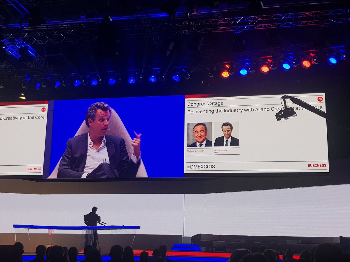 moritzwuttke's tweet photo. @ArthurSadoun at #DMEXCO18 about Marcel and the need to transform the agency model https://t.co/TAhW6g7k1L