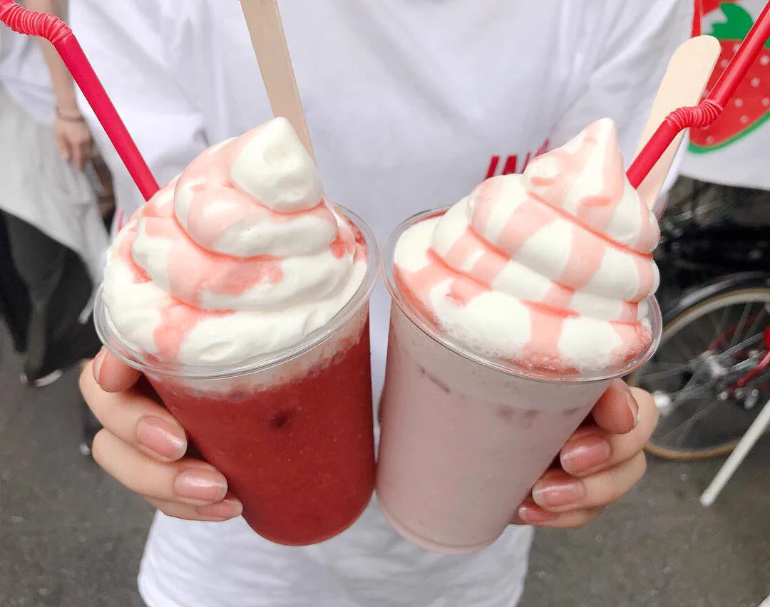 全国のいちご好き必見！！浅草にある浅草の杜の100%いちごジュースがヤバすぎるwww