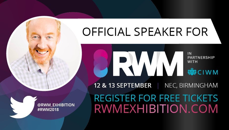 Benmurrayben's tweet photo. Very pleased to be speaked at @RWM_Exhibition this afternoon on sustainable packaging @carbon_smart are helping all sorts of business tackle the #plastic challenge https://t.co/Kkv0GioHXb