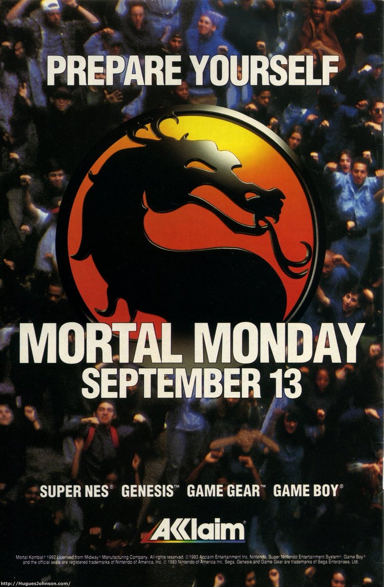 MK_XTRA's tweet image. prepare yourself! ✊ september 13, 1993 marks the
release of the homeversions of #mortalkombat 🐉