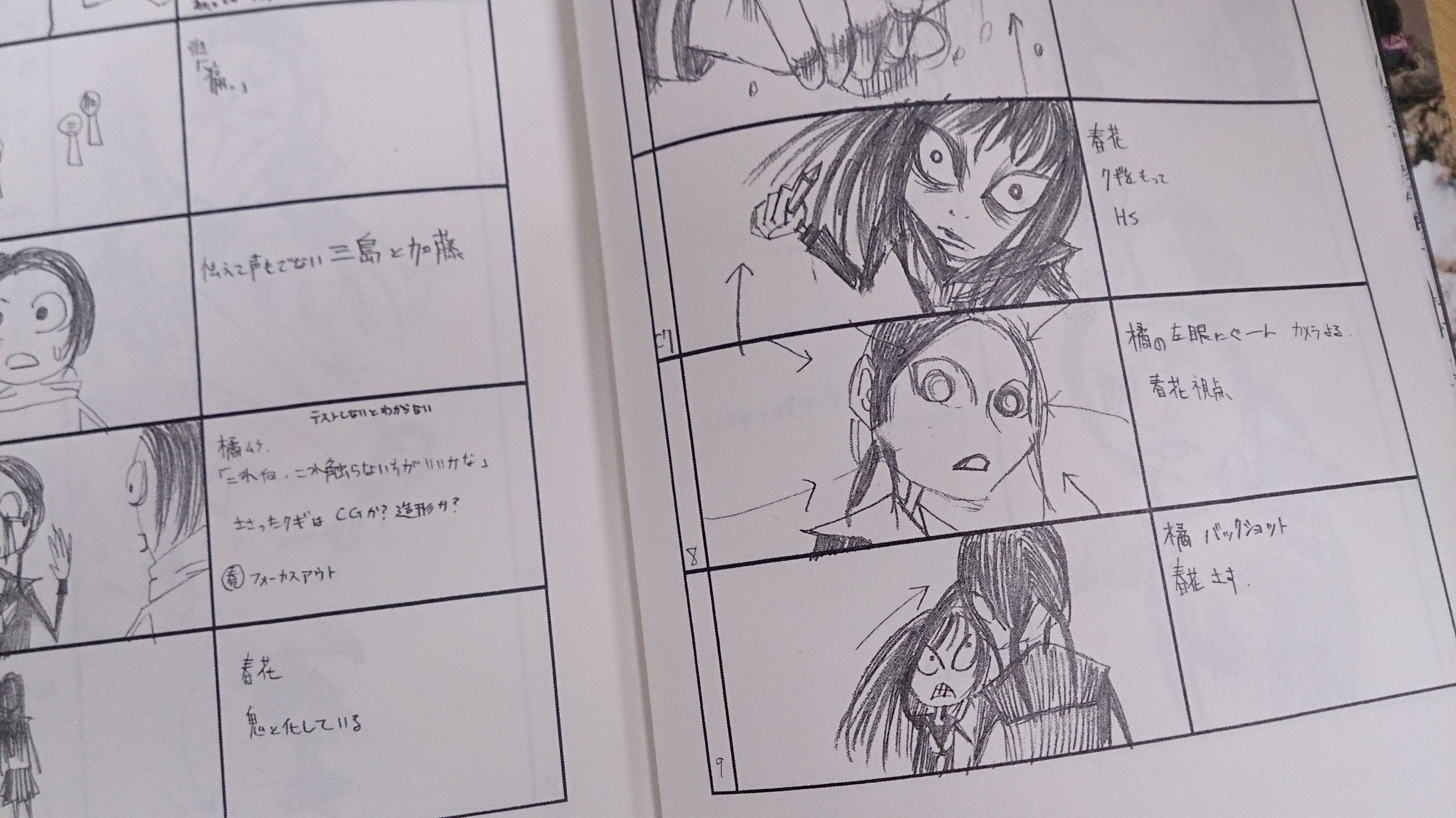 押切蓮介サインイラスト（大野真）　内藤瑛亮サイン　ミスミソウパンフレット 押切蓮介サインイラスト（大野真） 内藤瑛亮サイン ミスミソウ