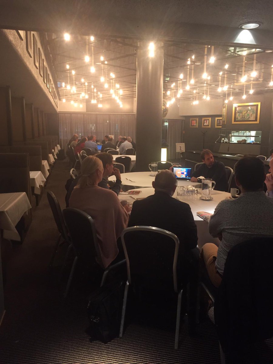 ArenaIntInfra's tweet image. Early bird gets the worm! Some great ideas and insights shared at the #Roundtable discussions this morning! #FPST #FPST18 #Fire #Protection #Safety #Tunnels #Conference