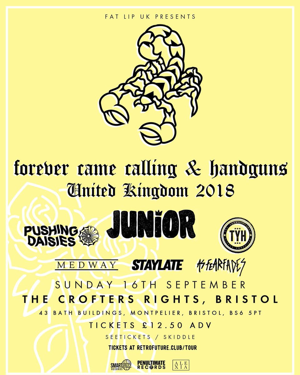 Soz we're terrible at socail media. Bristol folk this line up is nuts and you should come hang