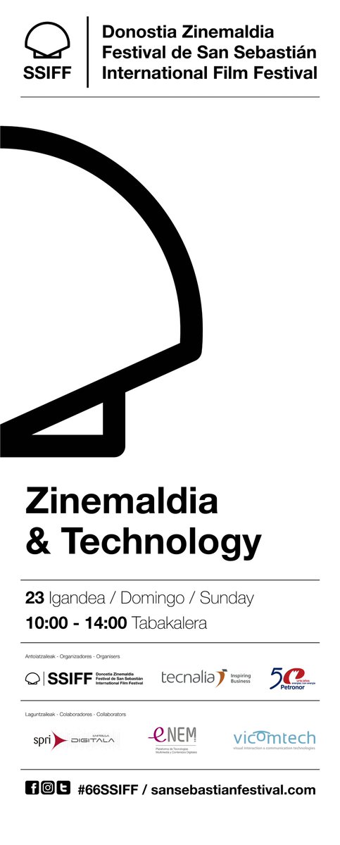 diazdezugazua's tweet photo. La #Tecnologia en Zinemaldia #66SSIFF #ZINETEC18 con la intervención de @juantoniobayona APÚNTATE!! https://t.co/Wq5FsBkZg0 vía @tecnalia También están: @BTeamPictures @eitb @EikenCluster @lrecalla @NEM_Initiative @Oscar_Lage @BlackBinder @BitbrainTec @SONORAEstudios y más... https://t.co/9OqEAf1q9P