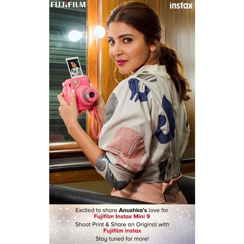 The appeal of the instant photograph lives on as we can’t get over Anushka's picture with Fujifilm instax mini 9. Shoot Print & Share an Original with Fujifilm instax.
 #instaxicated #makememorieswithinstax #instaxwithAnushka #instaxlove #instaxforever