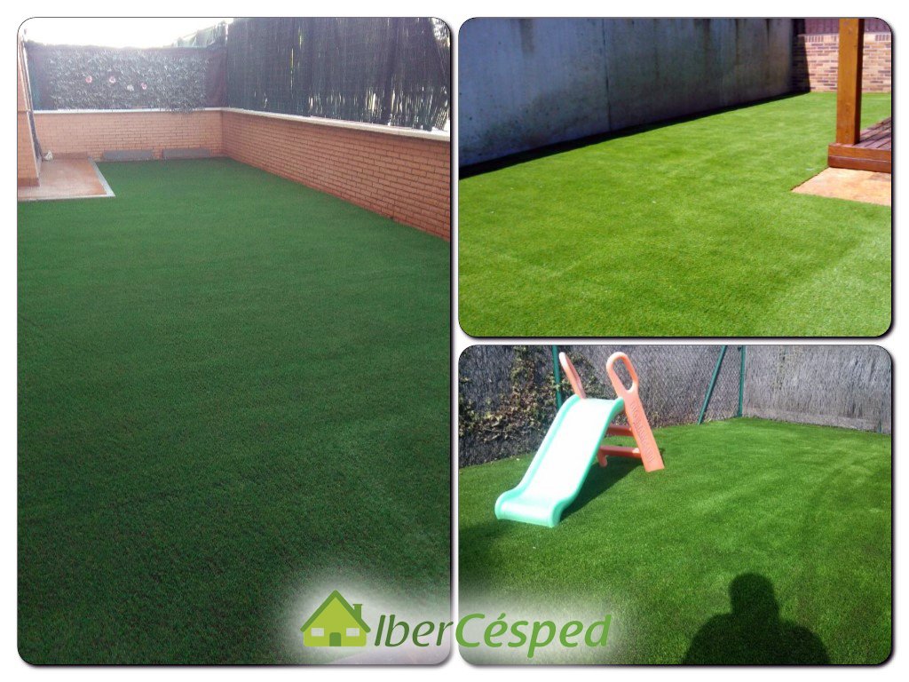 El #cespedartificial es ideal para que los #niños jueguen gracias a que es una superficie suave que evitará que sufran daños al caerse mientras se divierten