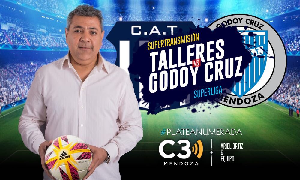 OrtizRAriel's tweet photo. Hoy, 16 30 arranca la previa. Desde Cordoba junto a @705Pedro @facudimaria y todo el equipo @PLATEANUMERADA1 por @Cadena3Com de @CATalleresdecba @ClubGodoyCruz https://t.co/7B75uyS5pv