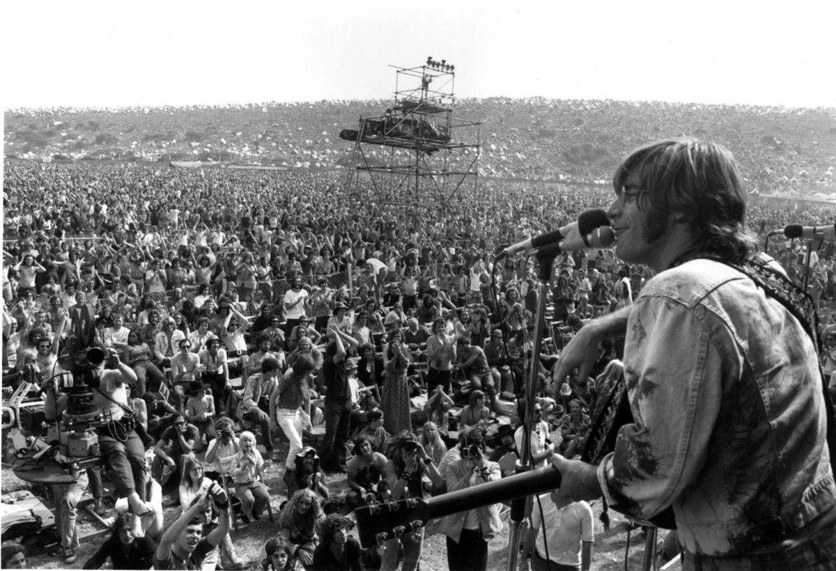 Independent's tweet photo. Isle of Wight Festival at 50: How Europe's Woodstock was killed-off by a Tory MP but came back from the dead with help from David Bowie https://t.co/RYHxvnUWBM https://t.co/wOY1zRx2Ra